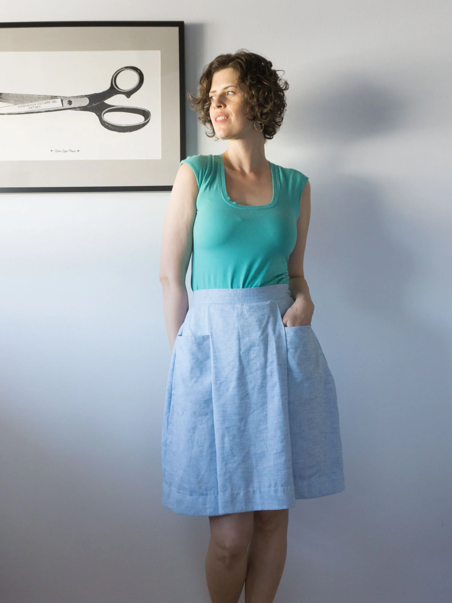 Pleated skirt with pockets tutorial 2025